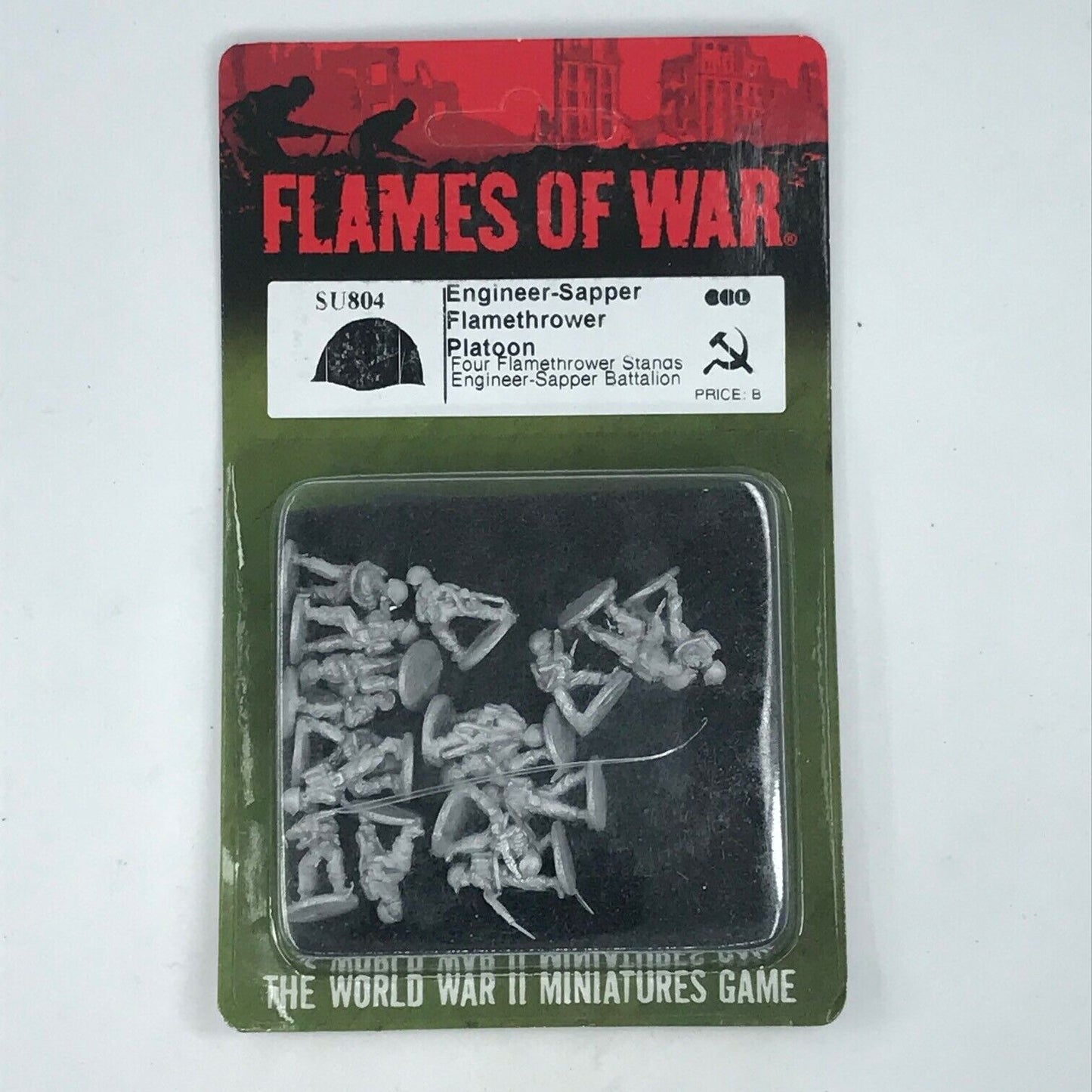 Metal Soviet Russian Engineer Sapper Blister WW2 - Flames of War C1439