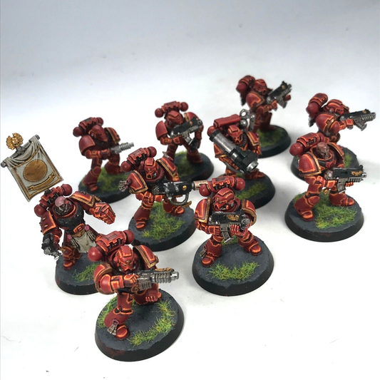 Blood Angel Squad Space Marines - Painted - Warhammer 40K C1955