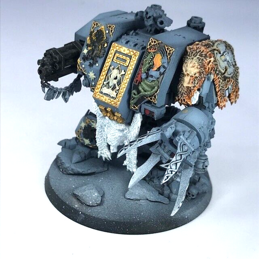 Space Wolves Space Marine Dreadnought - Part Painted - Warhammer 40K