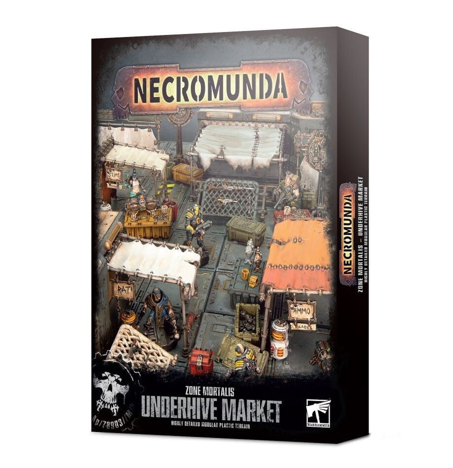 Underhive Market - Zone Mortalis Terrain - Brand New - Necromunda Games Workshop