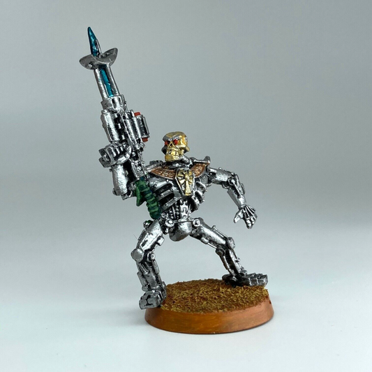 Original Necron Warrior - 1993 - Painted - Warhammer 40K Classic Metal X12437