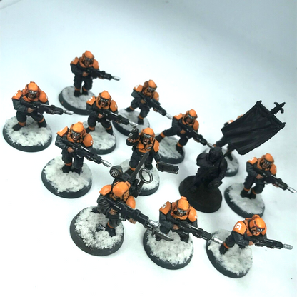 Cadian Guardsmen Squad Imperial Guard - Painted - Warhammer 40K C1836