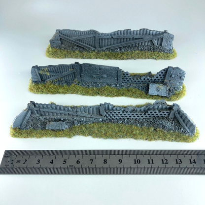 Wall Barricades - Terrain & Accessories - Suitable For Wargaming C5257