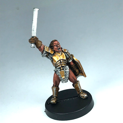 Metal Uruk Hai Captain - Painted - LOTR / Warhammer / Lord of the Rings X10108