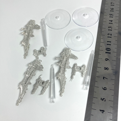 Imperial Firestorm Class Frigates - Battlefleet Gothic Warhammer GW Metal X1944