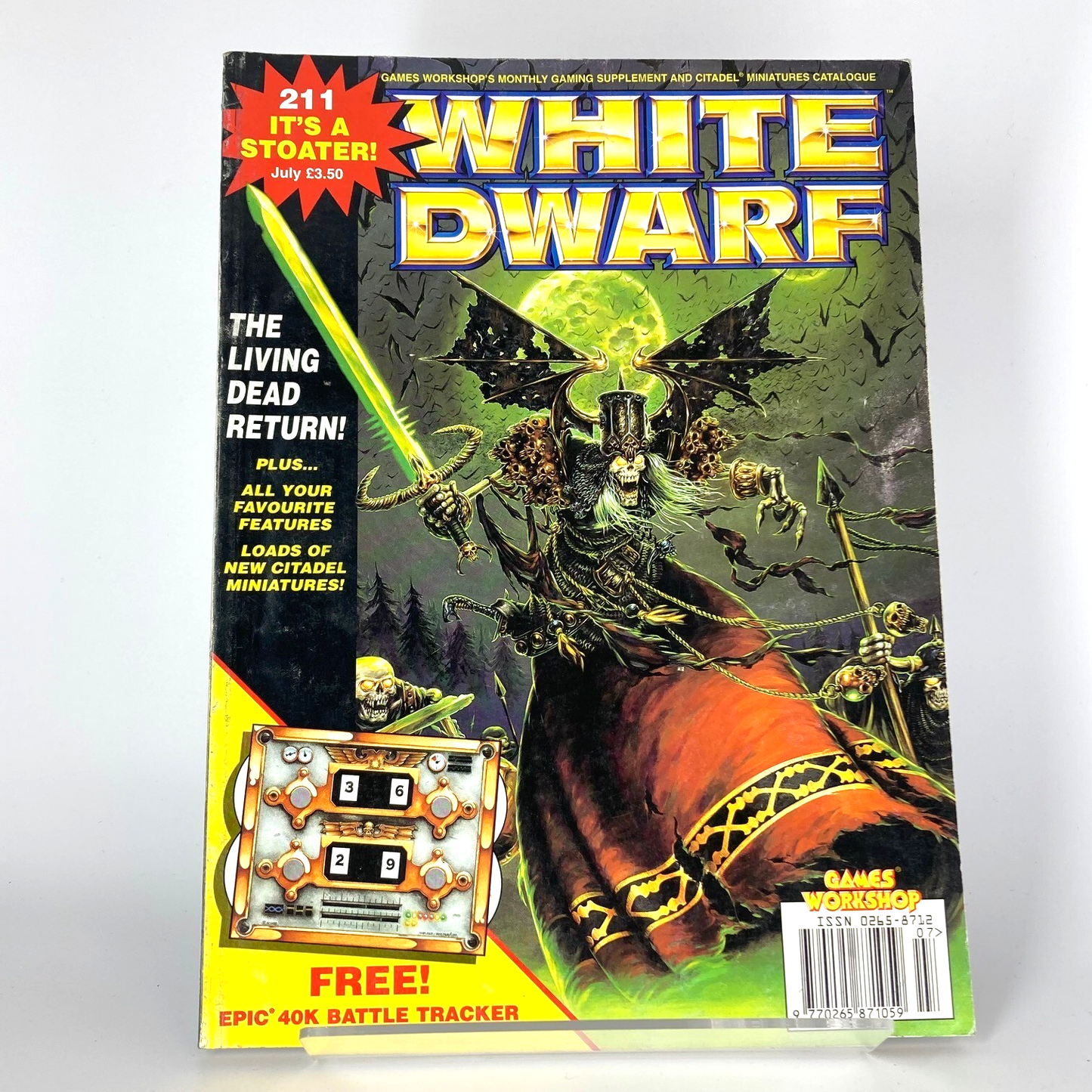 White Dwarf 211 Magazine Games Workshop Warhammer Fantasy 40,000 40K M1344