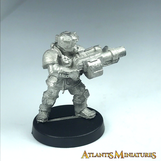 Metal Kasrkin Stormtrooper Grenade Launcher Imperial Guard - Warhammer 40K X8291