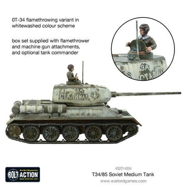 T-34/85 Medium Tank - Warlord Games Bolt Action Miniatures