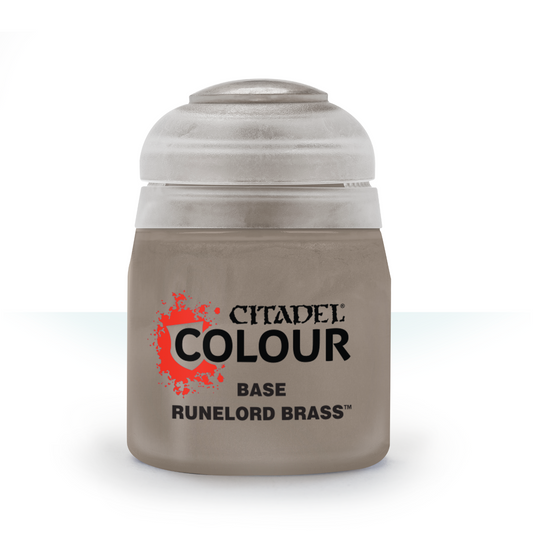 Runelord Brass - Citadel Base 12ml Games Workshop Citadel Paint