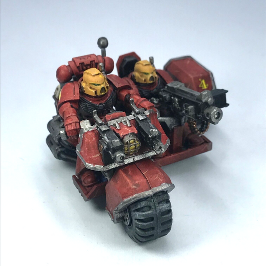 Blood Angels Attack Bike Space Marines - Painted - Warhammer 40K C308