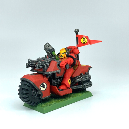 Blood Angel with Plasma Gun on Bike Space Marines Warhammer 40K Part Metal C758