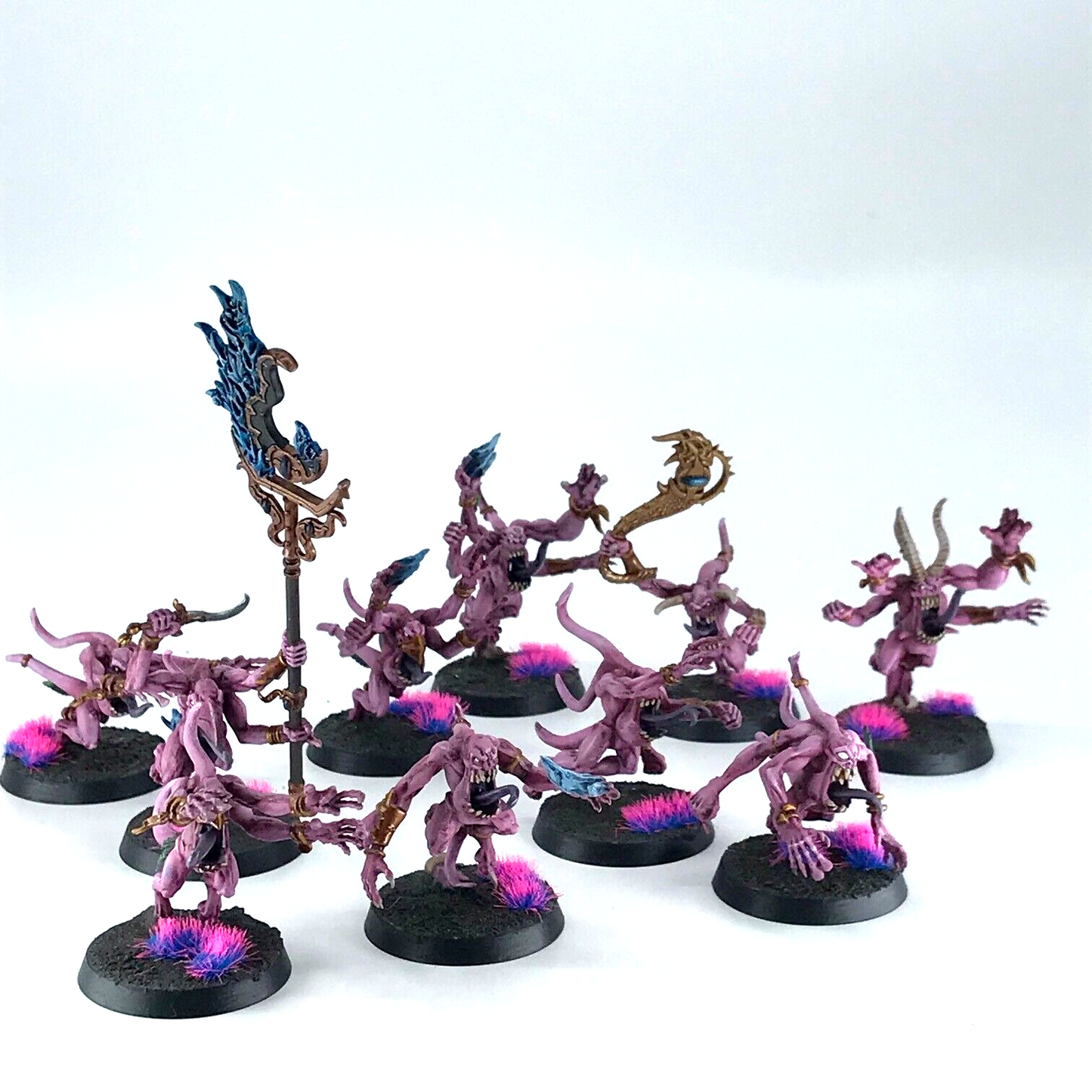 Pink Horrors of Tzeentch Chaos - Warhammer Age of Sigmar Painted C5018