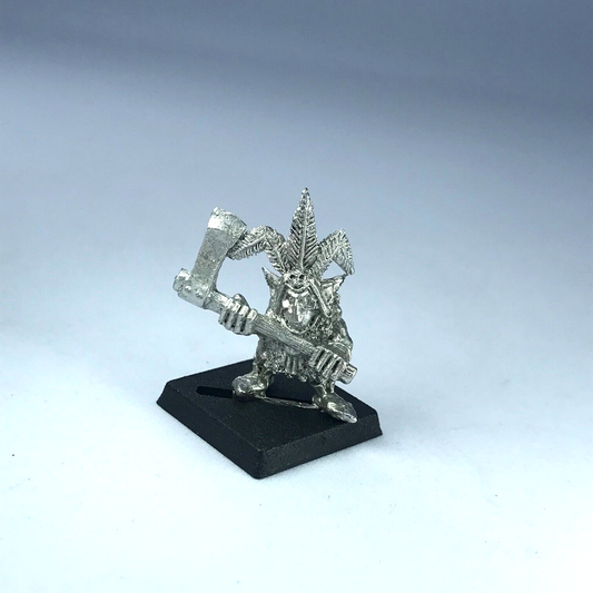 Forest Goblin with Axe Dated 1991 Citadel Warhammer Fantasy Classic Metal X12660