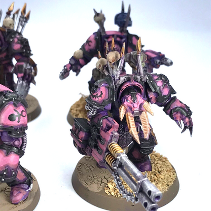 Emperors Children Chaos Terminator Squad - Painted - Warhammer 40K C3781