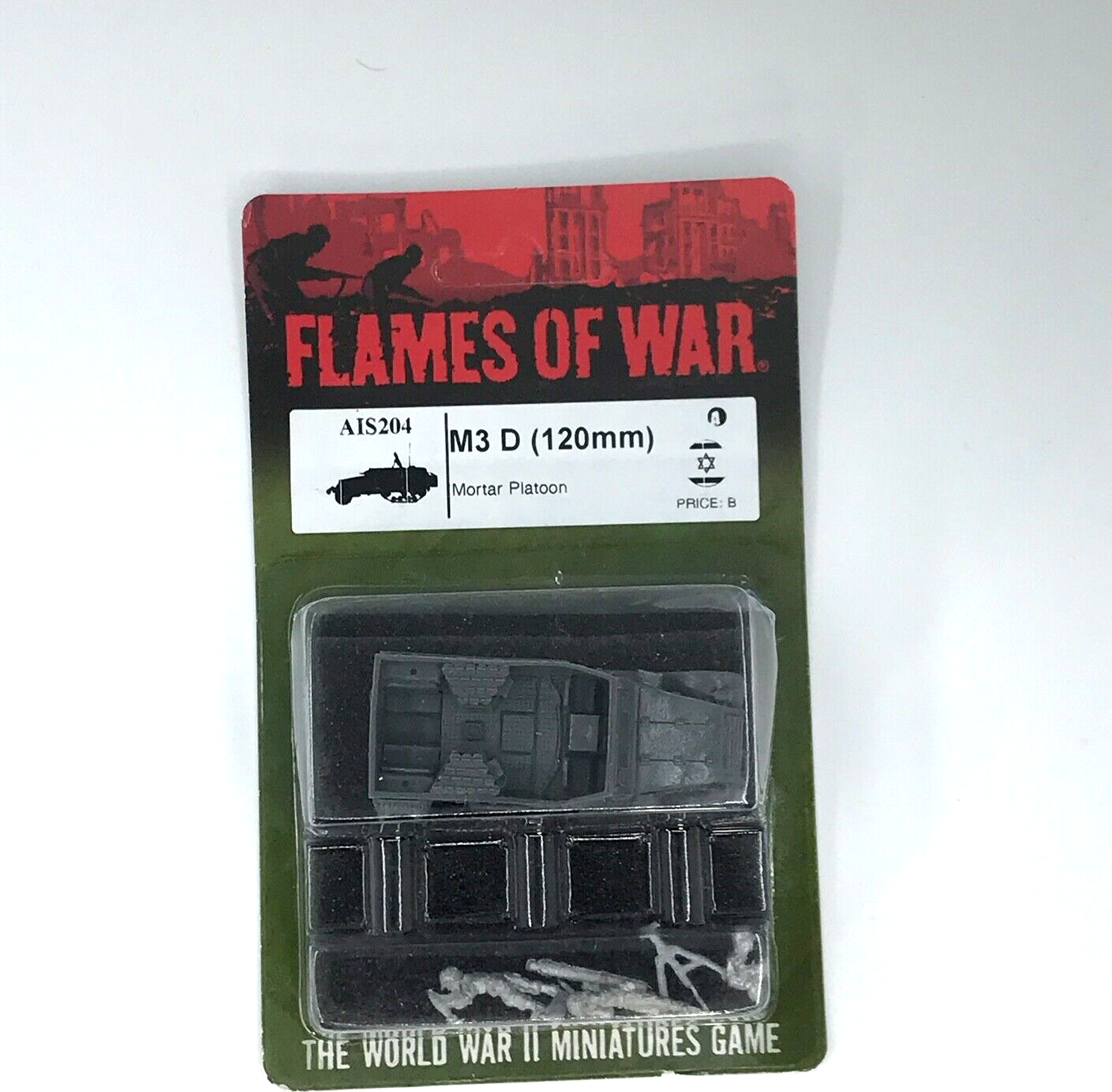 Arab Israel War M3 D120mm Mortar Half Track Blister Flames of War C655