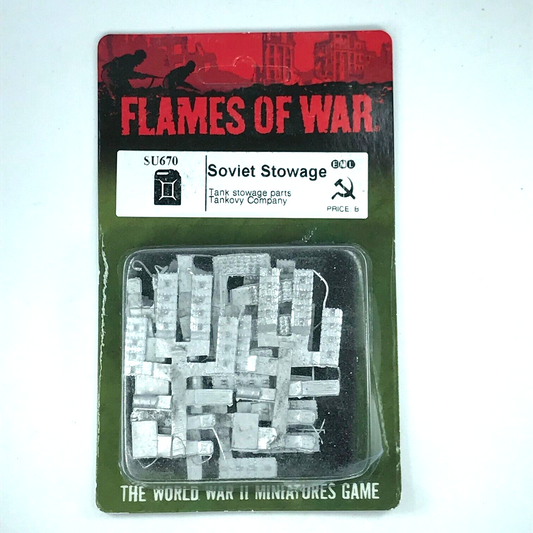 Metal Soviet Tank Stowage Blister WW2 - Flames of War C2085