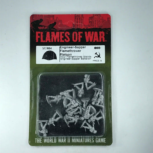 Metal Russian Soviet Engineer Sapper Platoon Blister WW2 - Flames of War C2400