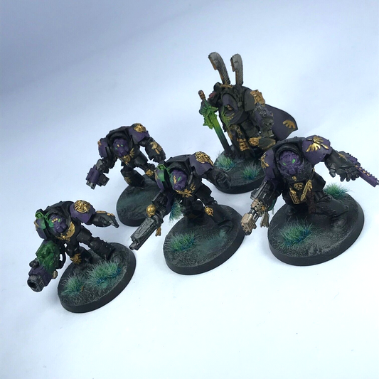 Dark Angels Terminator Squadron Space Marines - Warhammer 40K Painted C1343