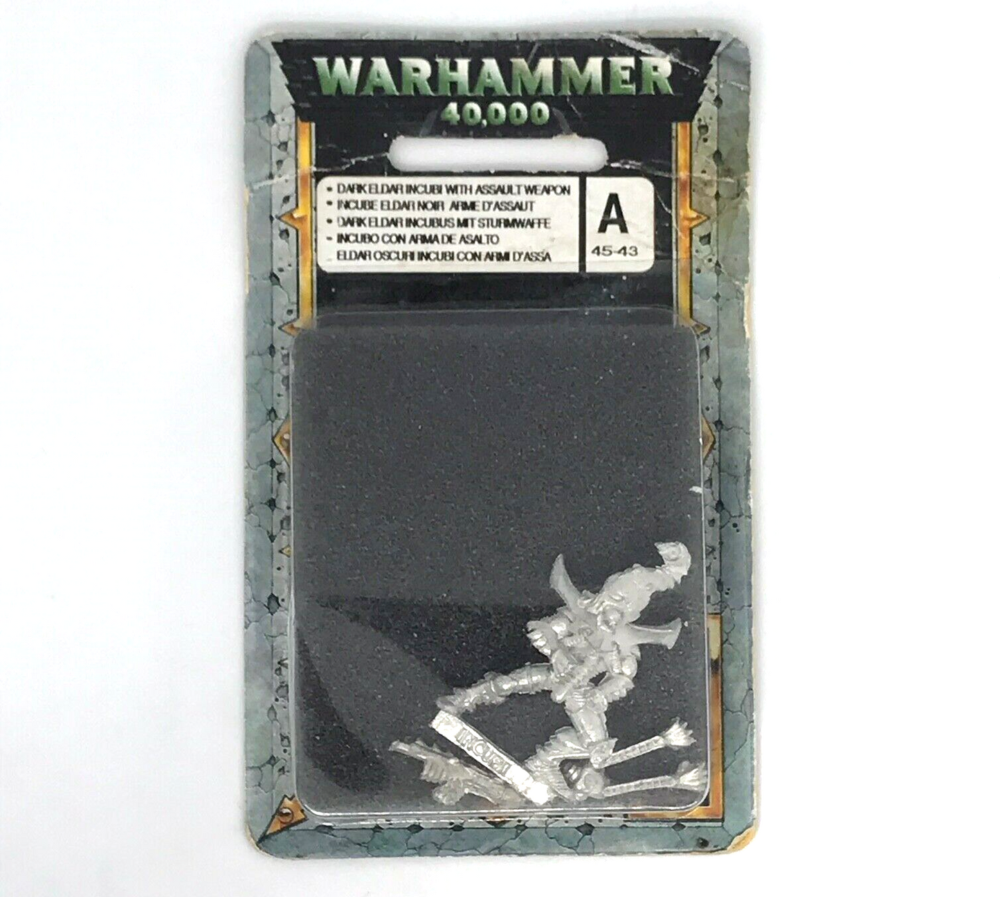 Dark Eldar Incubi with Assault Weapon Blister - Warhammer 40K Classic C724