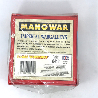 Man O'War Imperial Wargalleys - Boxed - Man O War Warhammer Y50