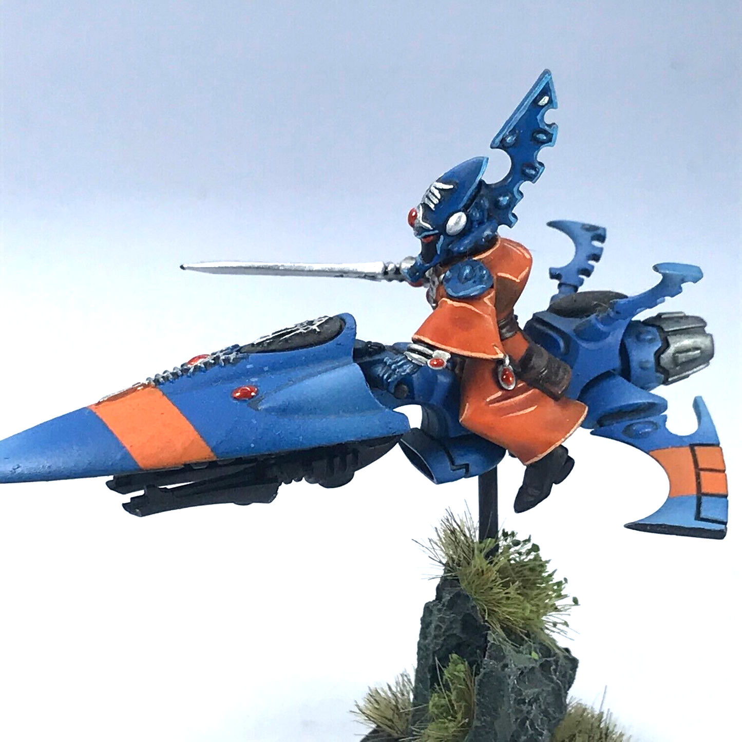 Eldar Warlock Skyrunner Aeldari - Painted - Warhammer 40K C3024