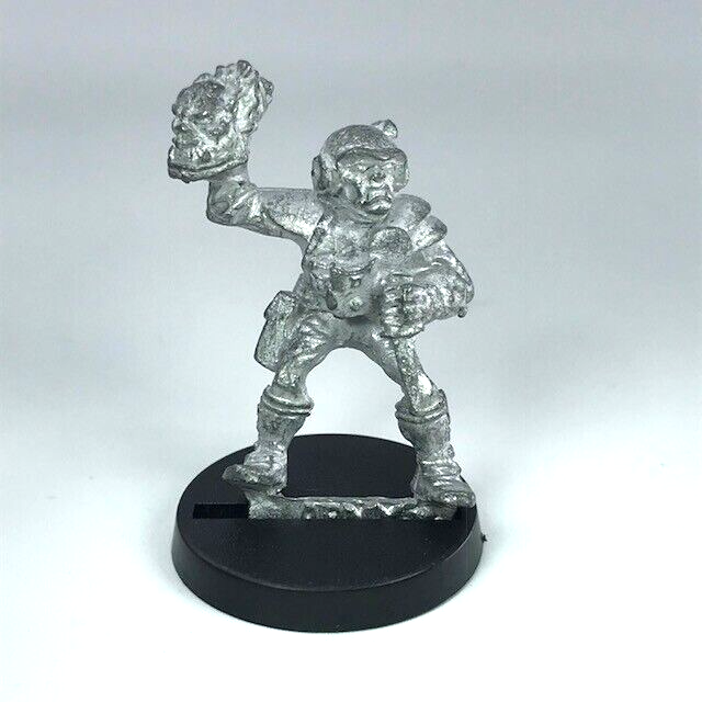Imperial army trooper jones with ork head rogue trader - warhammer 40k x8170