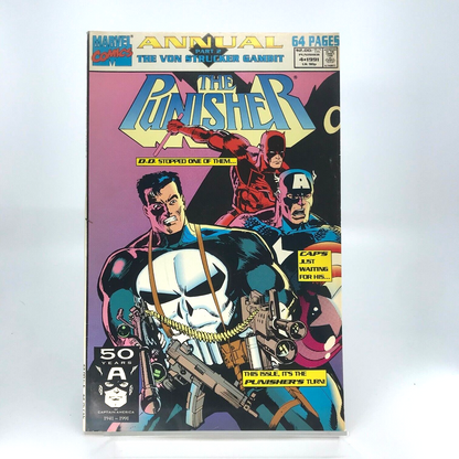 The Punisher Annual Issue 4 Original Vintage Comic - Marvel Comics D85