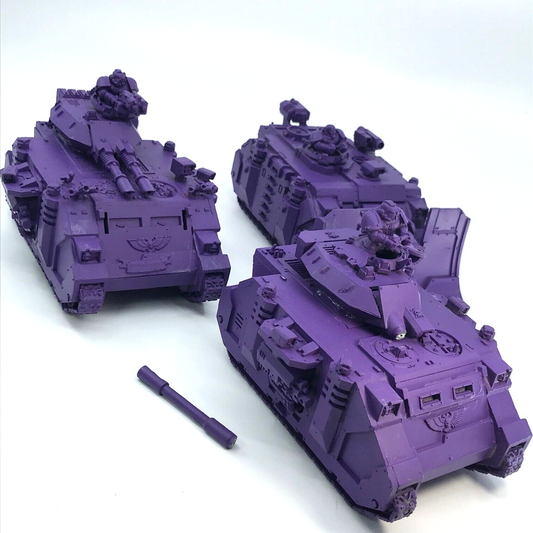 Space Marines Vehicle Tank Lot - Varying Condition - Warhammer 40K BOX102