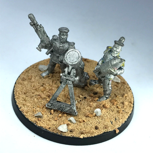 Classic Imperial Guard Mordian Mortar Team Heavy Weapon - Warhammer 40K C3978