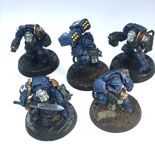 Space Marine Terminator Squad Ultramarines - Painted - Warhammer 40K C4045