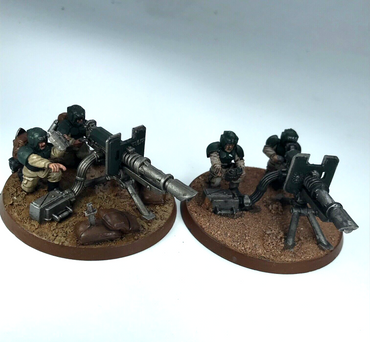 Cadian Lascannon Squad Imperial Guard - Painted - Warhammer 40K GW C2007