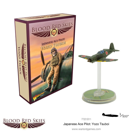 Blood Red Skies: Yozo Tsuboi Ace Pilot - Bolt Action Warlord Games
