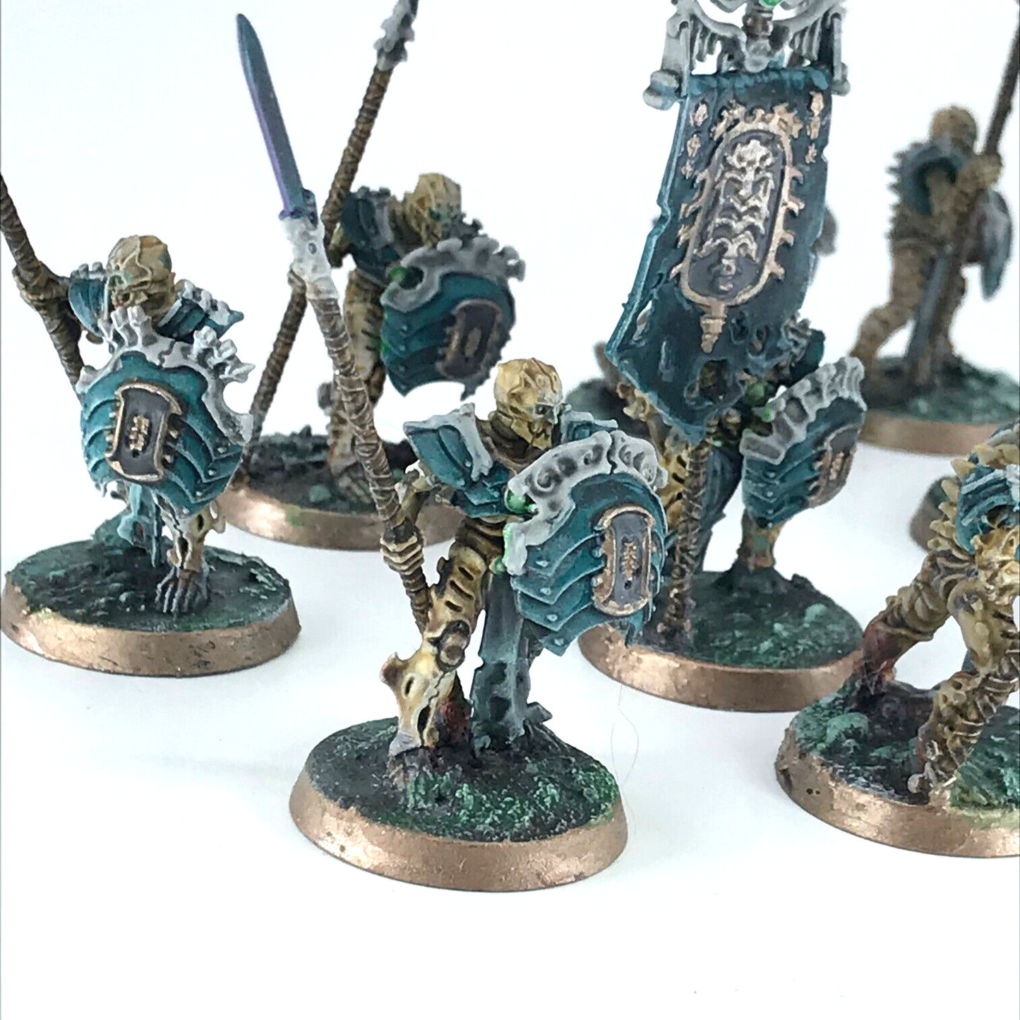 Mortek Guard Ossiarch Bonereapers - Painted - Warhammer Age of Sigmar C396