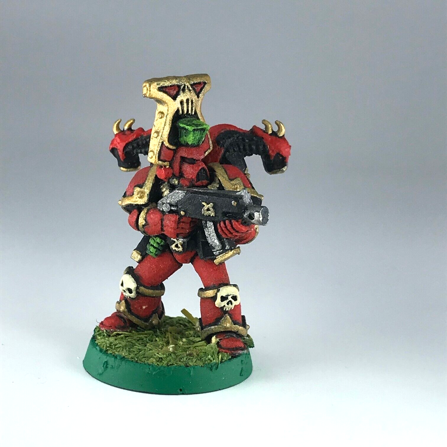 Khorne marine - renegade chaos rogue trader - warhammer 40k painted metal x4047
