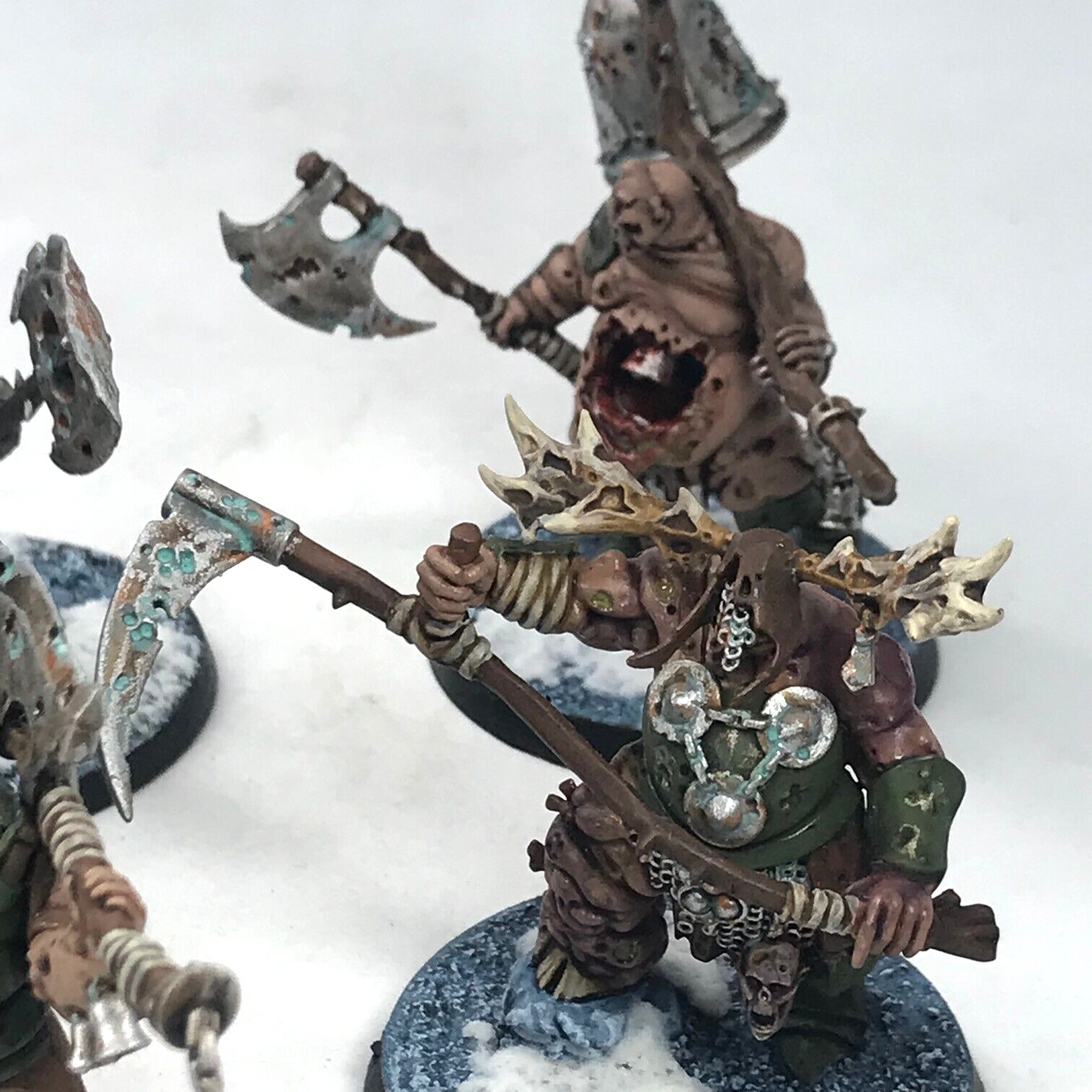 Nurgle Maggotkin Chaos Possessed Warriors - Warhammer Age of Sigmar C2120