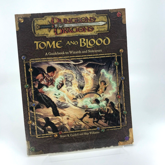 Tome and Blood A Guidebook to Wizards & Sorcerors D&D Dungeons and Dragons D366