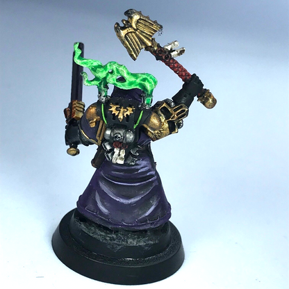 Dark Angels Chaplain Space Marine - Painted - Warhammer 40K GW X12978