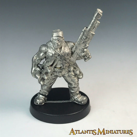 Metal Catachan Rocket Launcher Loader Imperial Guard - Warhammer 40K X3444