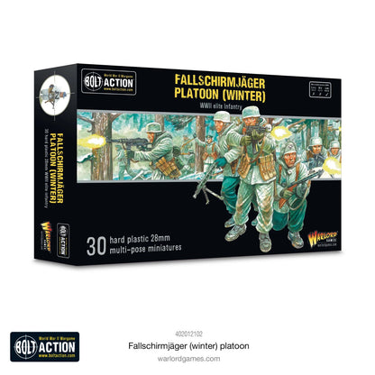 Fallschrimjager Platoon (Winter) - Warlord Games Bolt Action Miniatures