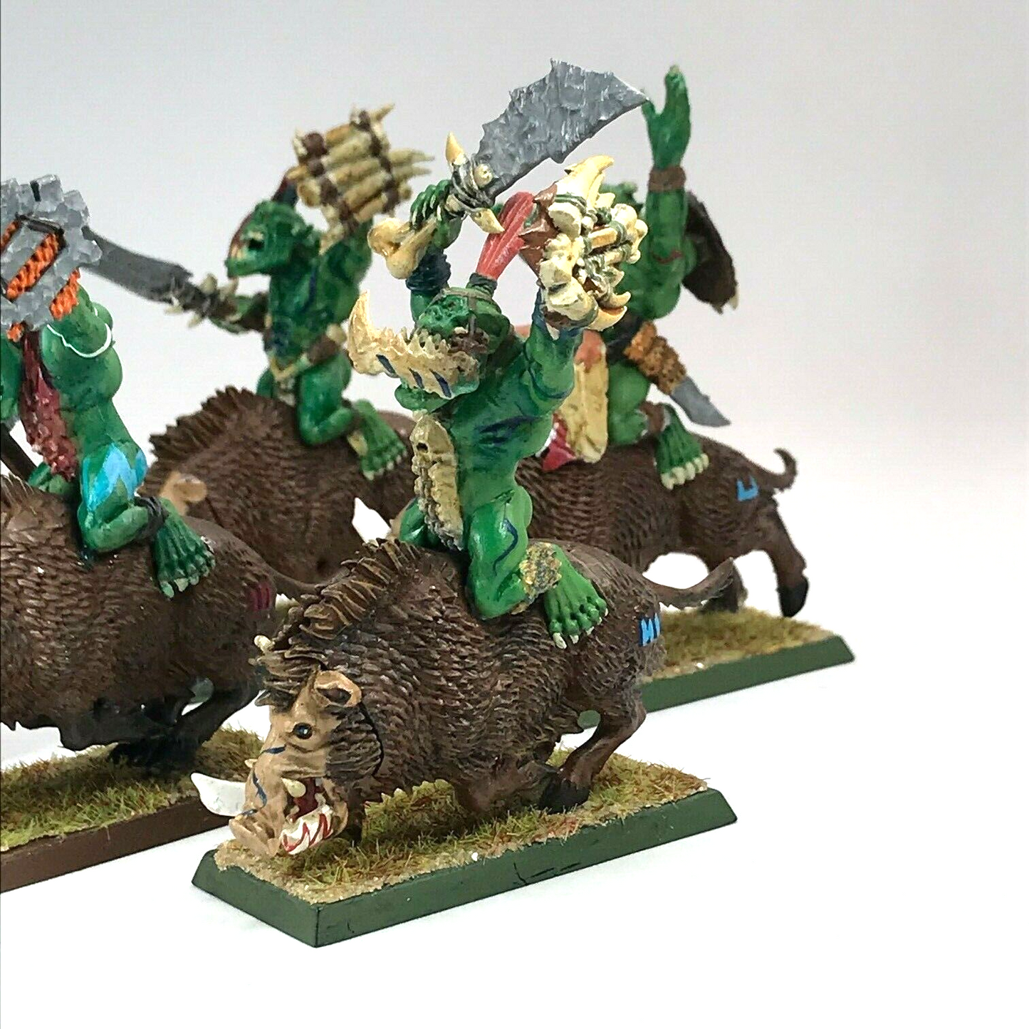 Savage Orc Boar Boyz Riders - Painted - Warhammer Fantasy C2436