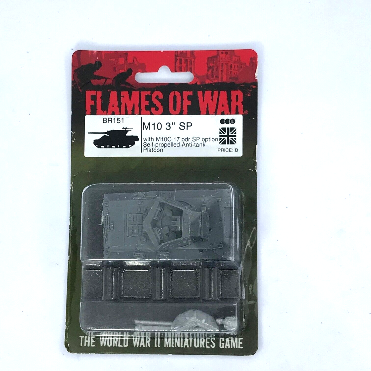 Allied British M19 3" SP Tank Hunter Blister - Flames of War C1650