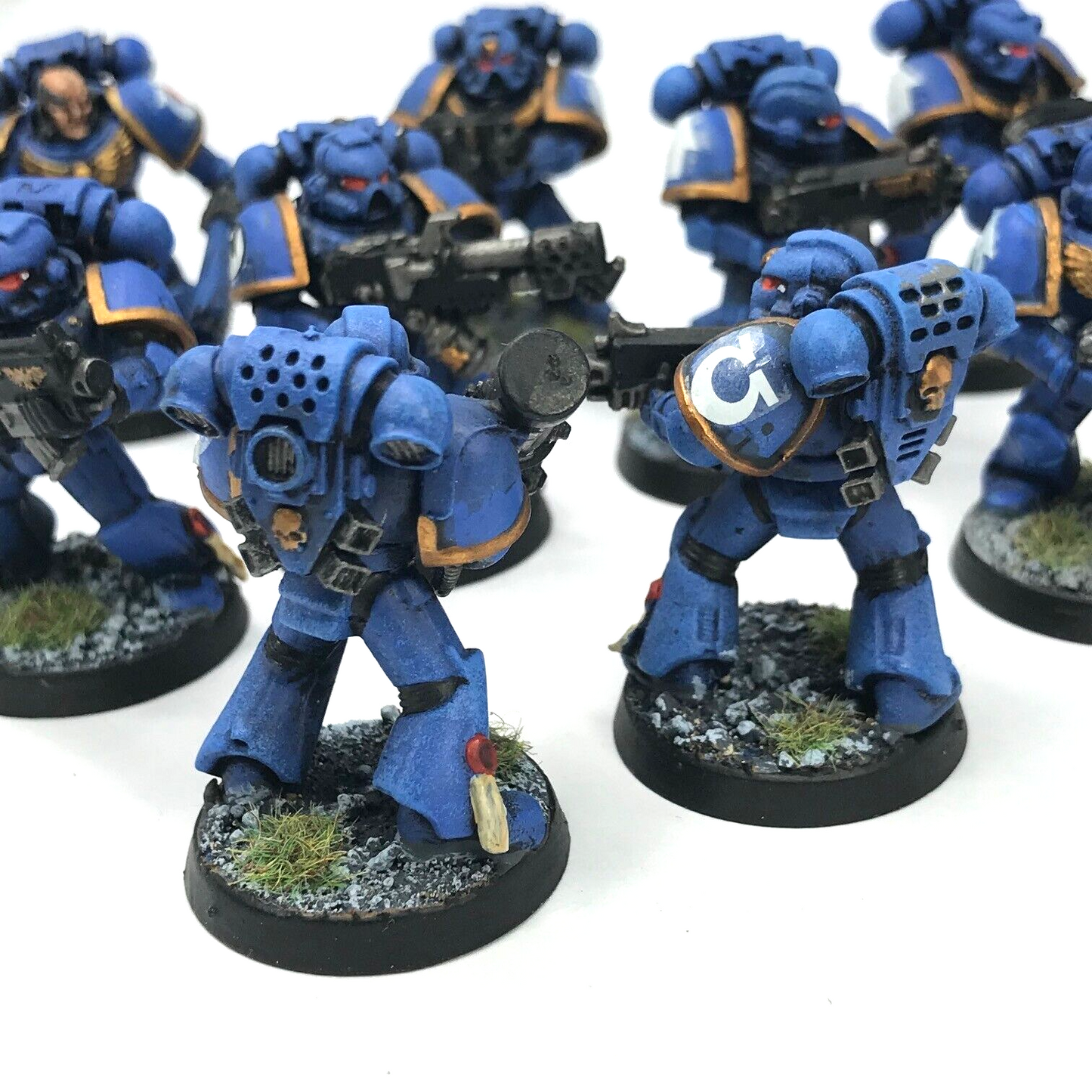 Space Marine Tactical Squad Ultramarines - Painted - Warhammer 40K C2556