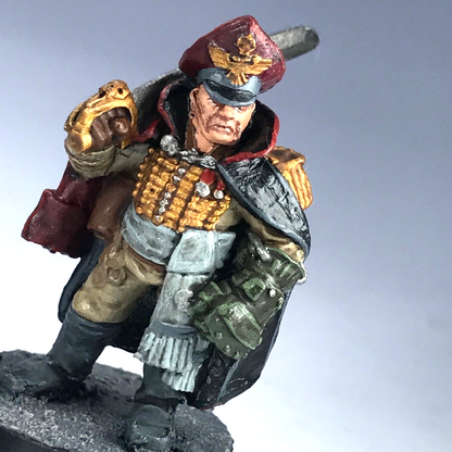 Metal Commissar Imperial Guard Astra Militarum - Painted - Warhammer 40K X6383