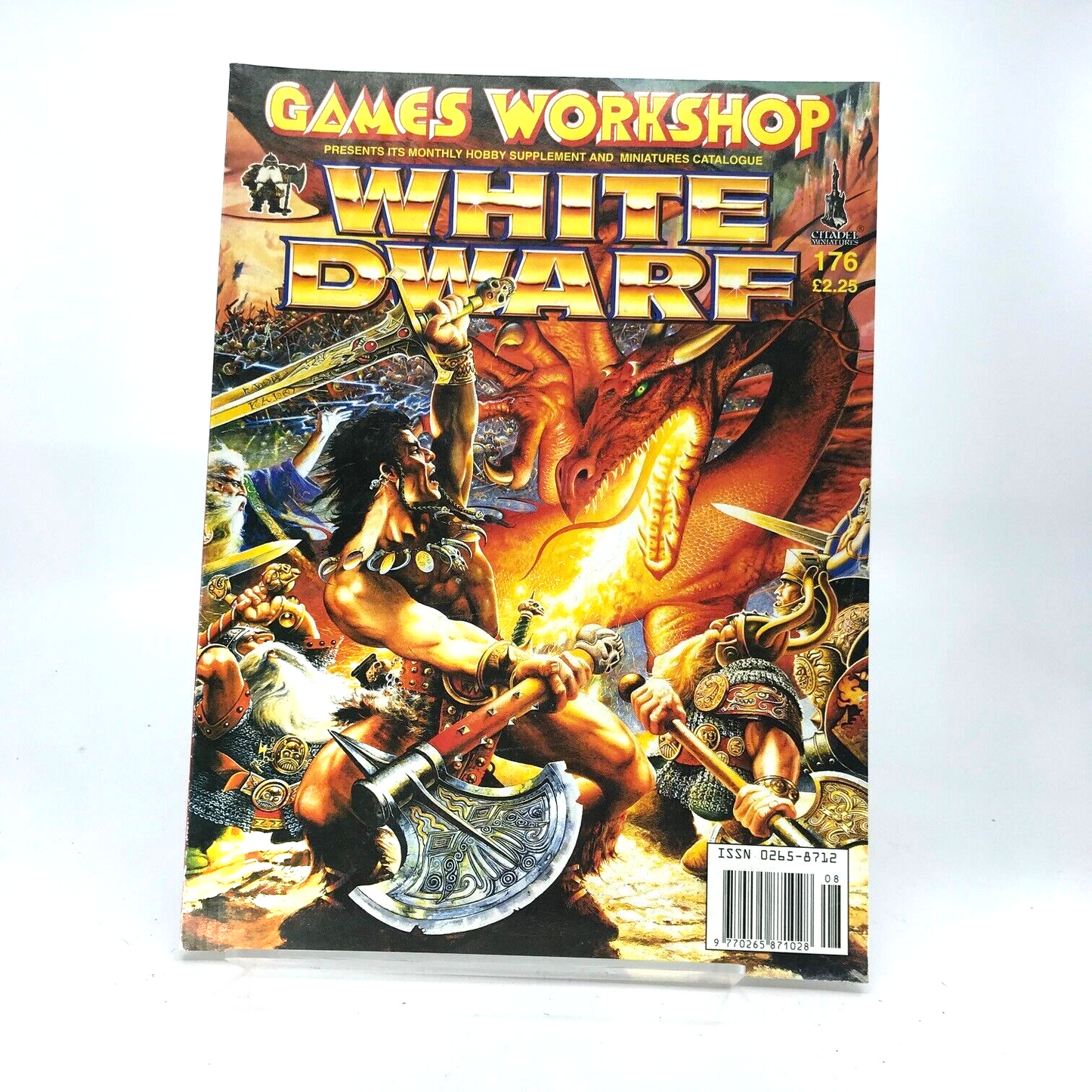 White Dwarf 176 Magazine - Games Workshop Warhammer Fantasy 40,000 40K M577