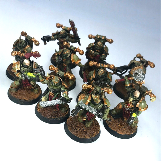 Death Guard Plague Marines Chaos Space Marines - Painted - Warhammer 40K C153