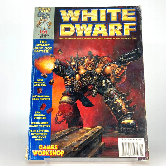 White Dwarf 191 Magazine Games Workshop Warhammer Fantasy 40,000 40K M1062