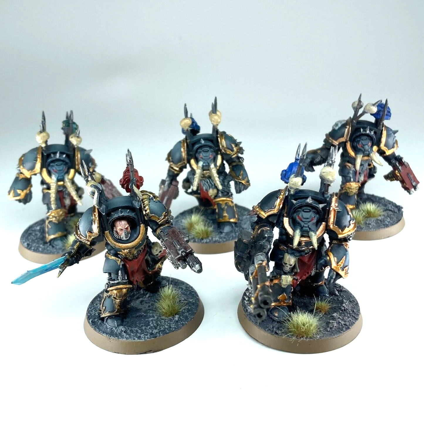 Black Legion Terminator Squad Chaos Space Marine - Painted - Warhammer 40K C4007