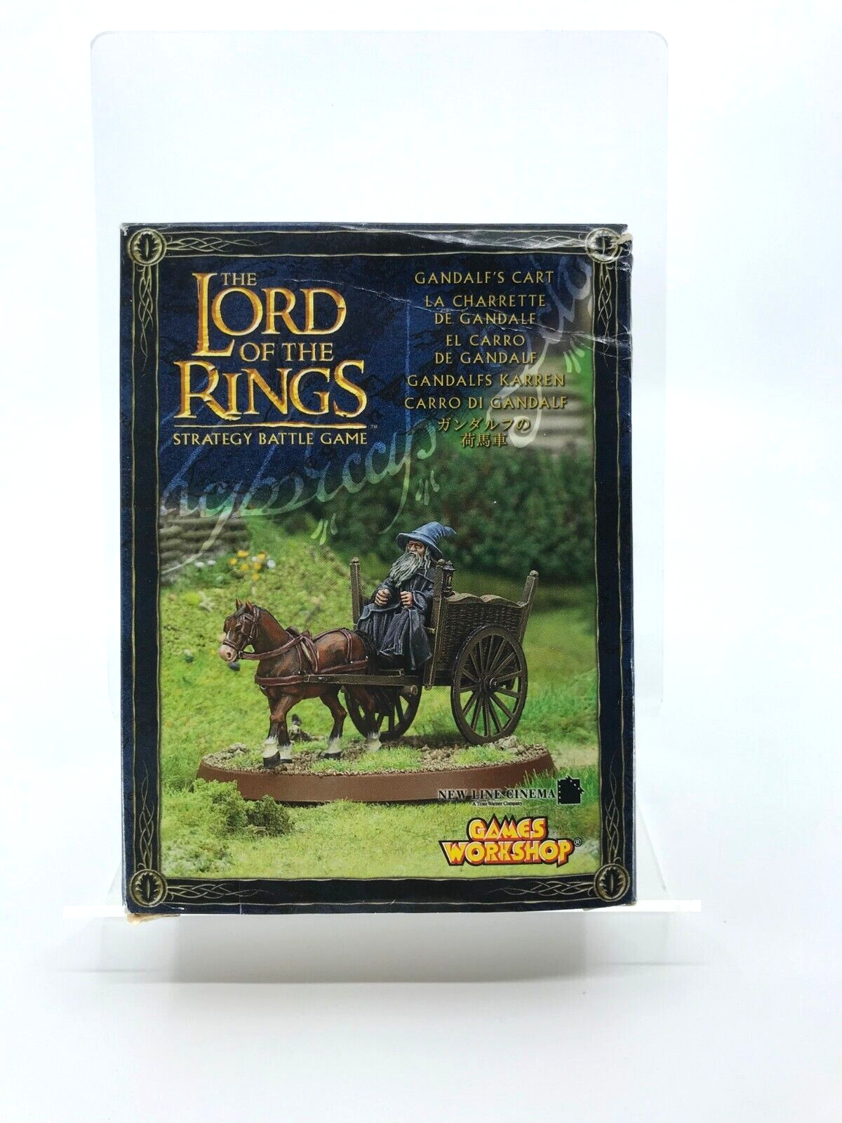 Gandalf the Grey on Cart LOTR - Warhammer / Lord of the Rings Boxed GW