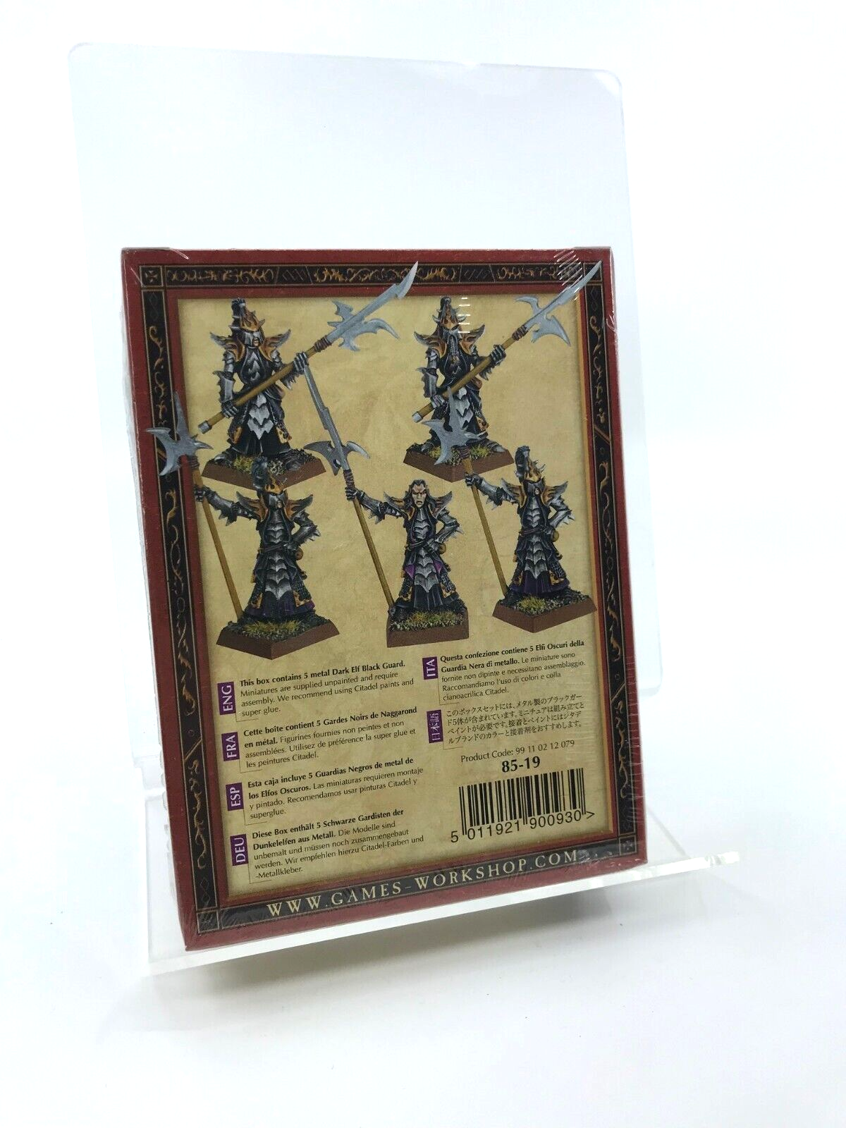 Dark Elves Black Guard Warriors - Sealed Warhammer Fantasy Games Workshop 2