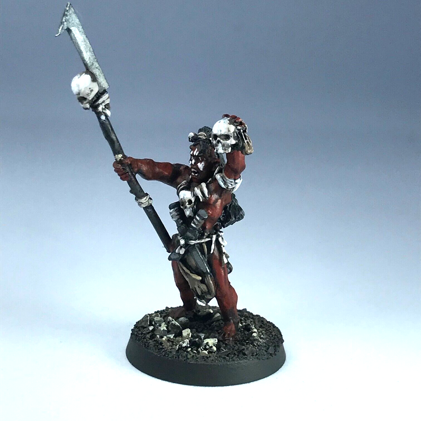 Uruk Hai Shaman - LOTR Warhammer / Lord of the Rings Painted Metal X10920